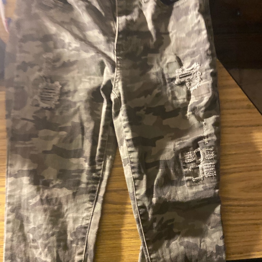 MUDD Size 5 skinny camo